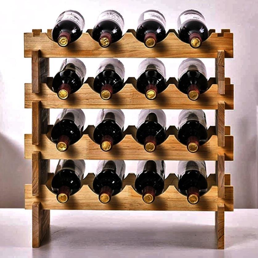 Полка для вина настольная Воланет 16 Сиена (Впс-160205)