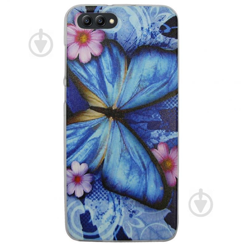 Чехол с рисунком Printed Silicone для Honor V10 Бабочка (hub_dqjc76079)