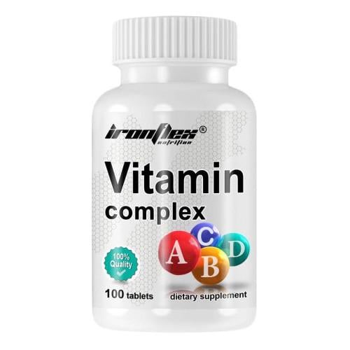 Комплекс вітамінів та мінералів IronFlex Vitamin Complex 100 табл. (2091557899) Комплекс вітамінів та мінералів IronFlex Vitamin Complex 100 табл. (2091557899)