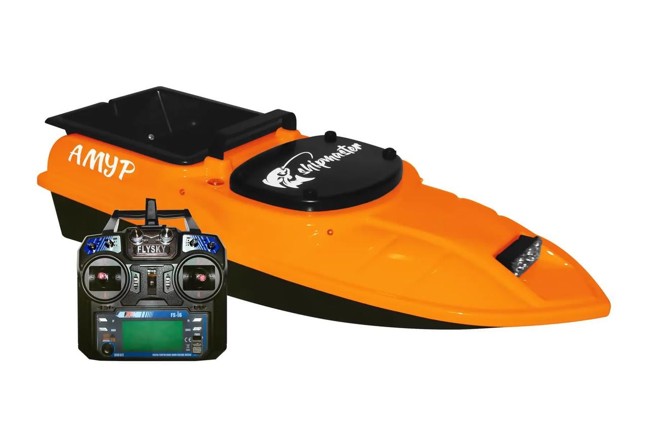 Карповый кораблик Shipmaster "Амур" с автопилотом GPS Оранжевый