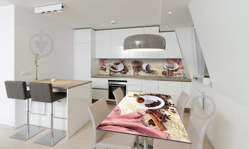 Наклейка вінілова на стіл Zatarga «Кава в зернах» 650х1200 мм Z180415/1st