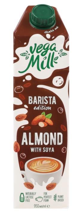 Напій мигдальний Vega Milk Barista TGA з соєю тетра-пак 0,95 л (2671435641)