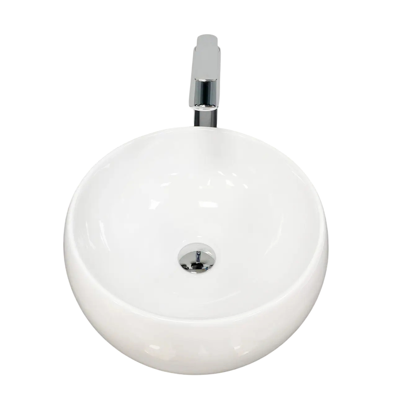 Раковина накладная VBI Laterza White 365x365 мм круглая Белый (RM-VBI-015801)