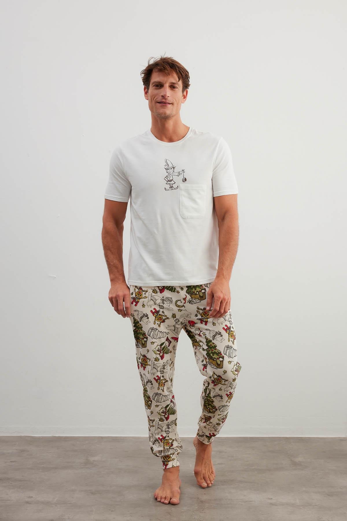 Пижама мужская HAYS 40338 XL Ekru (CN37373)