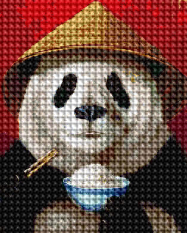 Алмазная мозаика на подрамнике Brushme Панда 40x50 см (DBS1212)