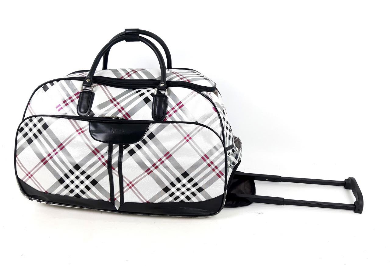 Сумка на колесах дорожня Sky Travel 5427х35 см 55 л Бежевий (1736641450) - фото 2