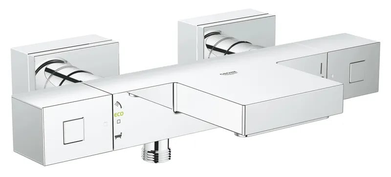 Змішувач для ванни з термостатом Grohe Grohtherm Cube (34497000) Змішувач для ванни з термостатом Grohe Grohtherm Cube (34497000)