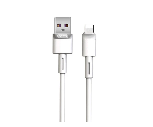 Кабель дата с функцией супер быстрой зарядки Xo NB-Q166 USB to Lightning 5A 1 м White