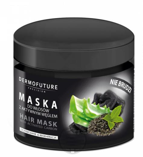 Маска для волос DermoFuture с активированным углем и белым чаем 300 г (322110)