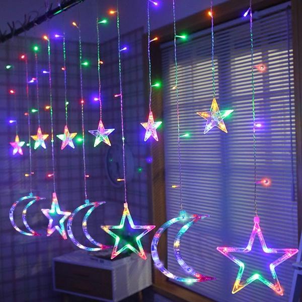 Гирлянда светодиодная 138 led штора бахрома занавес RGB