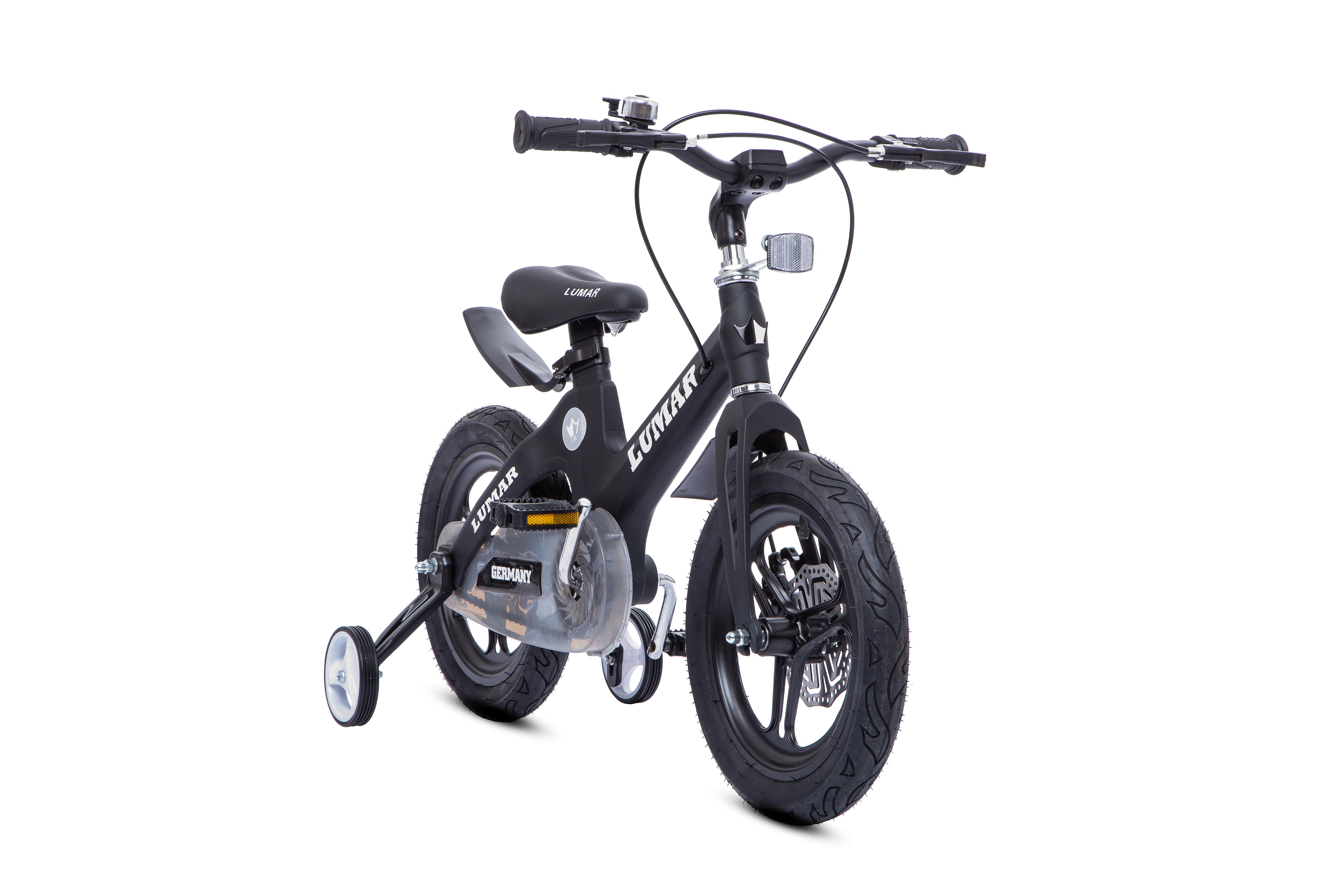 Магнієвий дитячий велосипед LUMAR 18'' Чорний матовий (1802) - фото 3