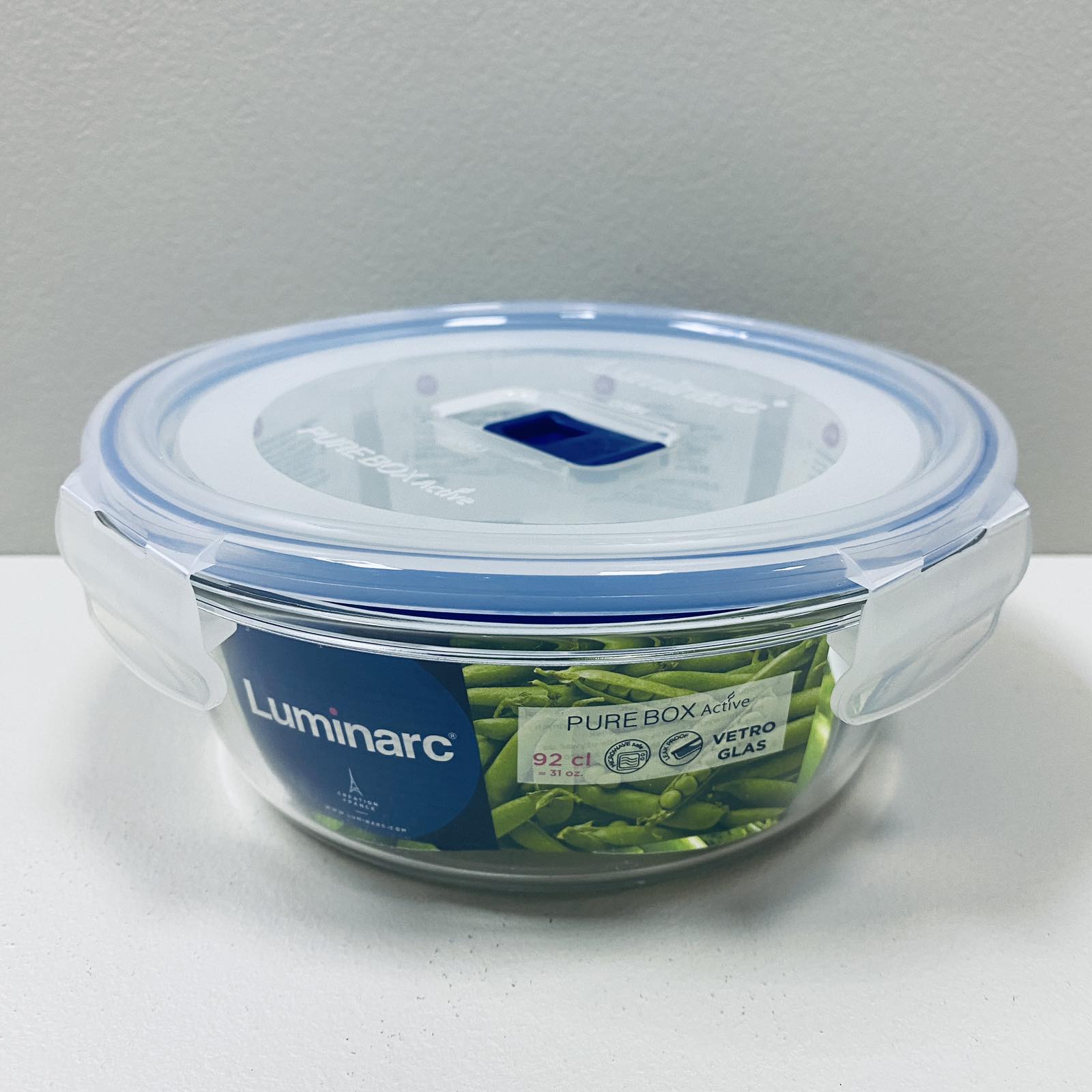 Контейнер круглий Luminarc Pure Box Active P3555 скляний 920 мл (66b1c58b252e696bca046e7e) - фото 2