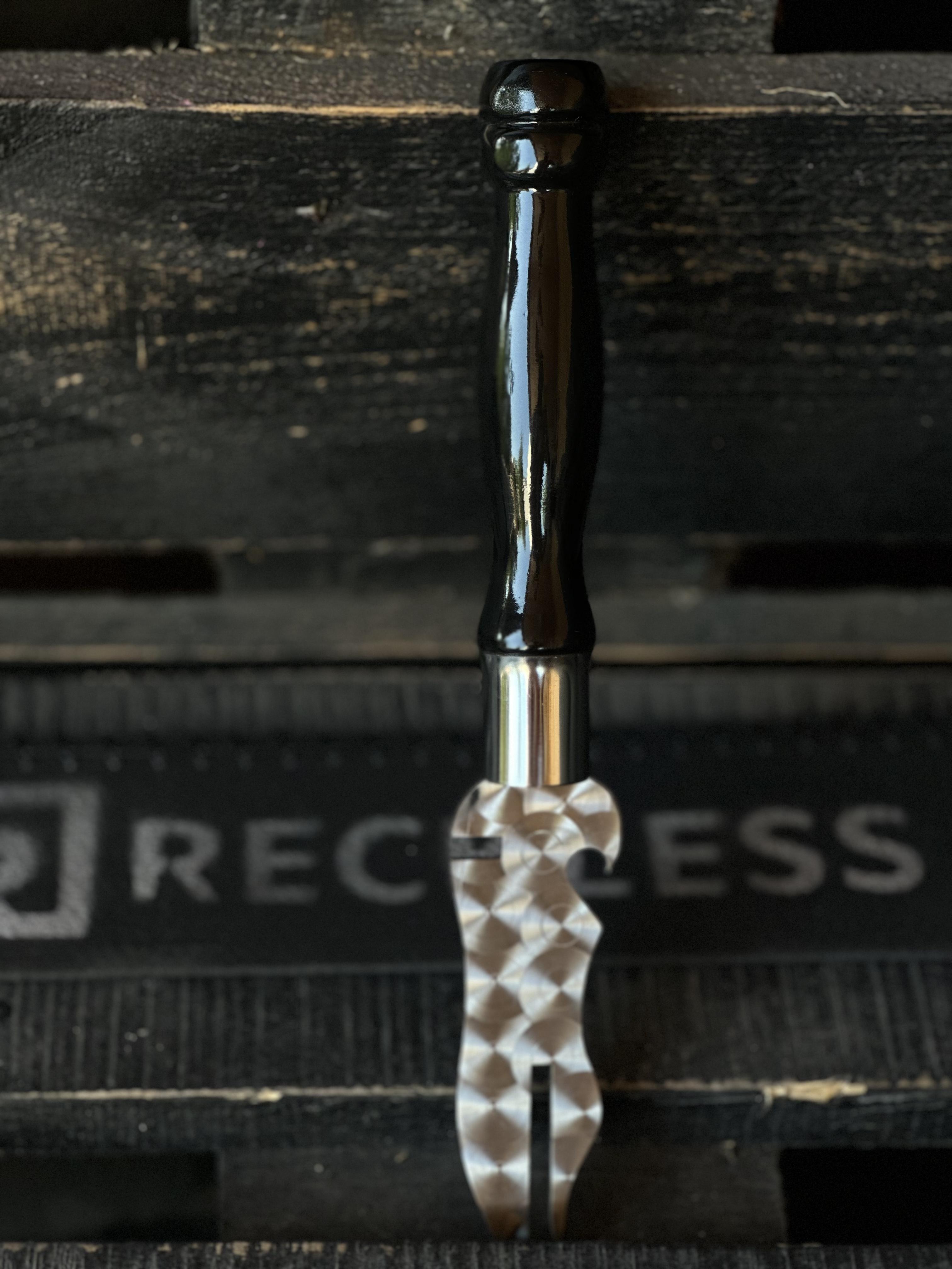 Ніж-виделка для зняття м'яса Reckless Vavilon преміум з дерев'яною ручкою 28х3 см - фото 4 Ніж-виделка для зняття м'яса Reckless Vavilon преміум з дерев'яною ручкою 28х3 см - фото 4