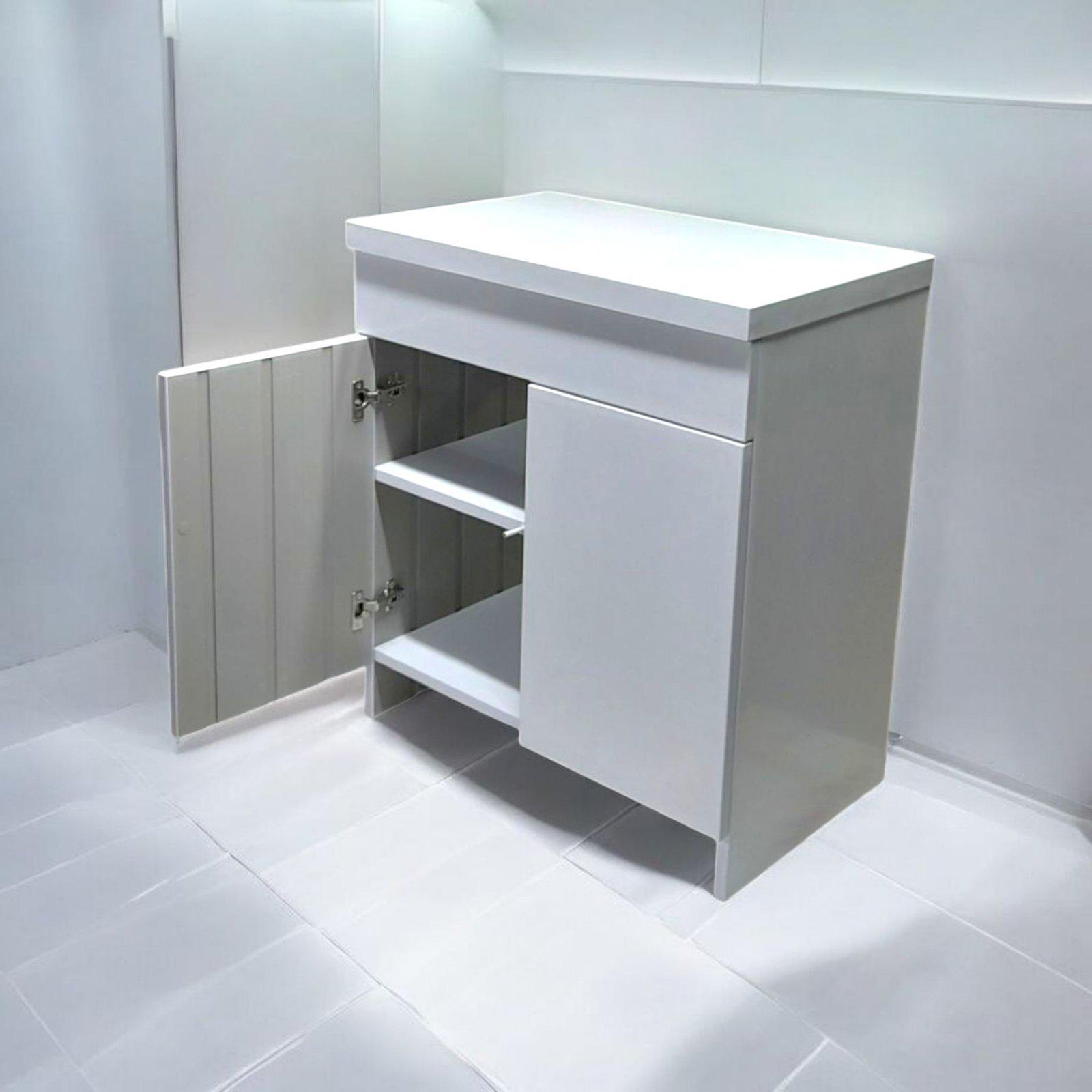 Тумба со столешницей для ванной комнаты пластиковая напольная 70 см (2336) - фото 4 Тумба со столешницей для ванной комнаты пластиковая напольная 70 см (2336) - фото 4