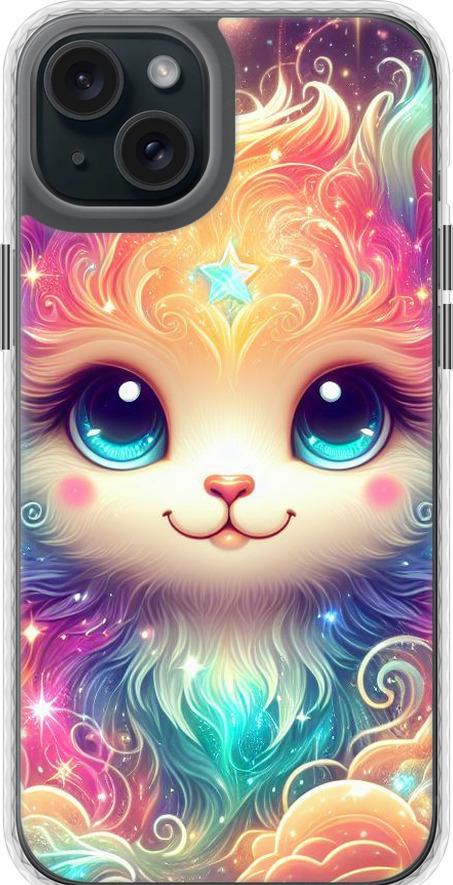 Чехол на iPhone 15 Plus Сказочный котенок (5813pc-3097-42517) Чехол на iPhone 15 Plus Сказочный котенок (5813pc-3097-42517)