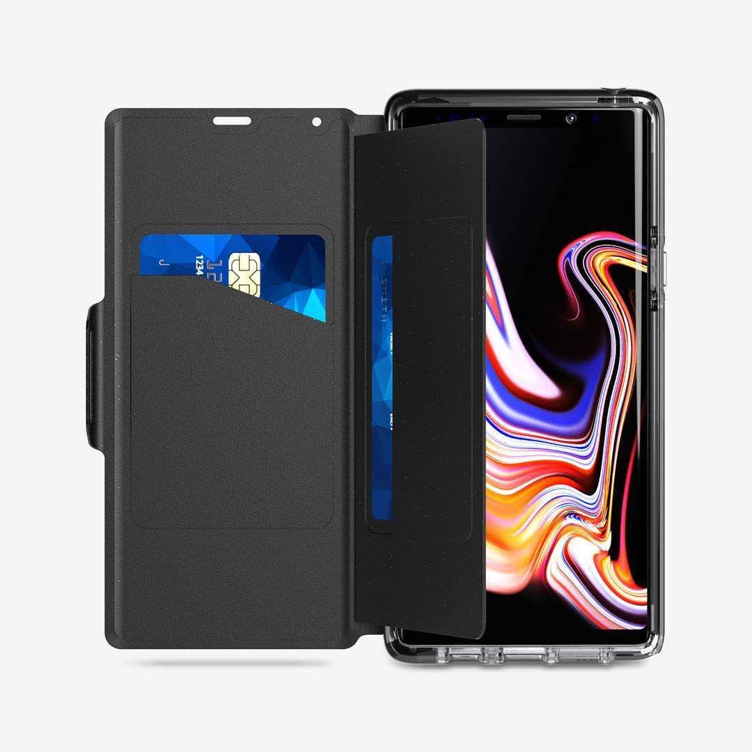 Противоударный чехол Evo Wallet SM книжка tech21 для Samsung Galaxy Note 9 Black (11015693) - фото 2