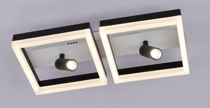 Люстра потолочная светодиодная Valeso V K33206-2 WT+BK 280W (00000140448)