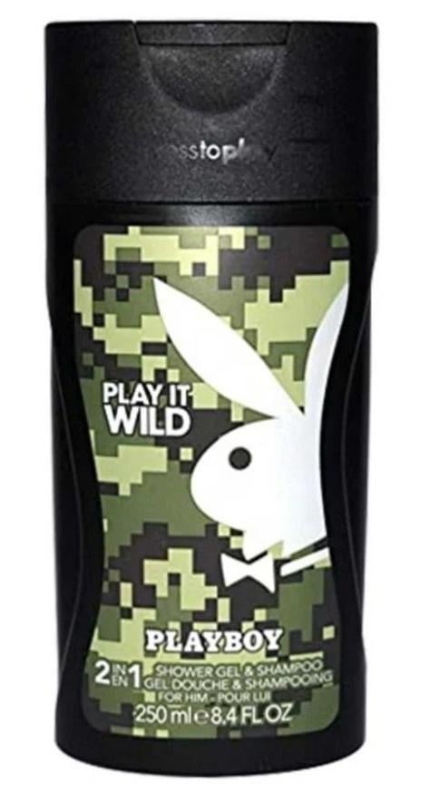 Гель для душу та шампунь чоловічий 2в1 PLAYBOY Play it Wild 250 мл. (30252230)