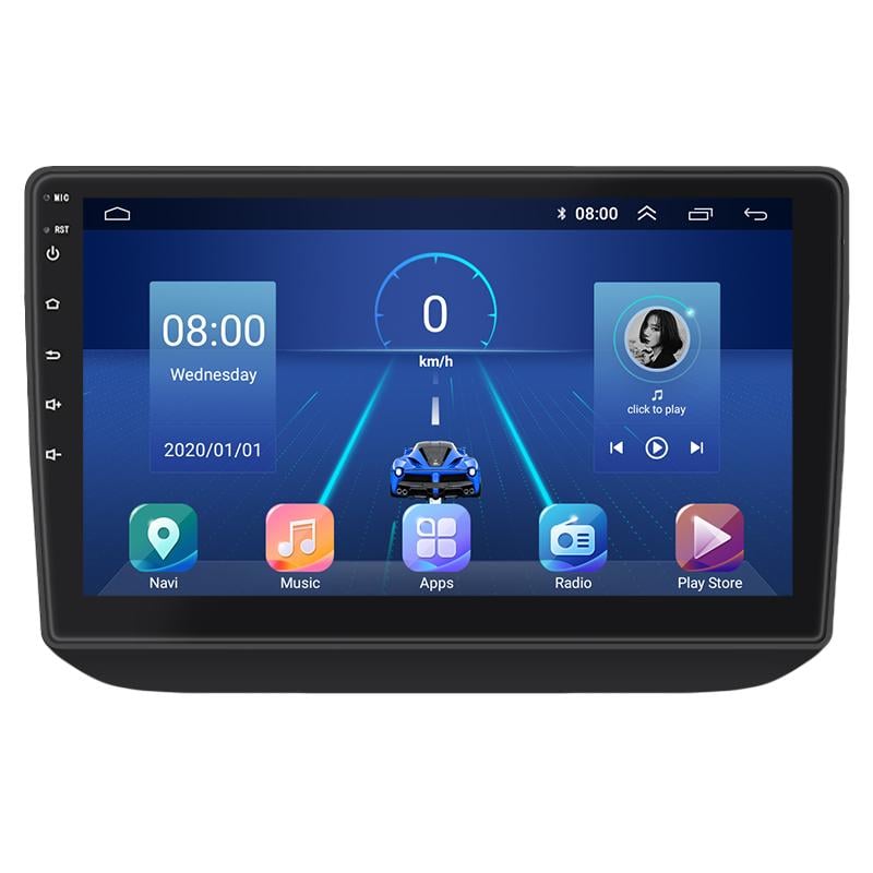 Автомагнитола штатная Lesko Top для Skoda Fabia II 2007-2010 г. 4G/Wi-Fi/GPS 4/64 GB 10" (9774-45199)