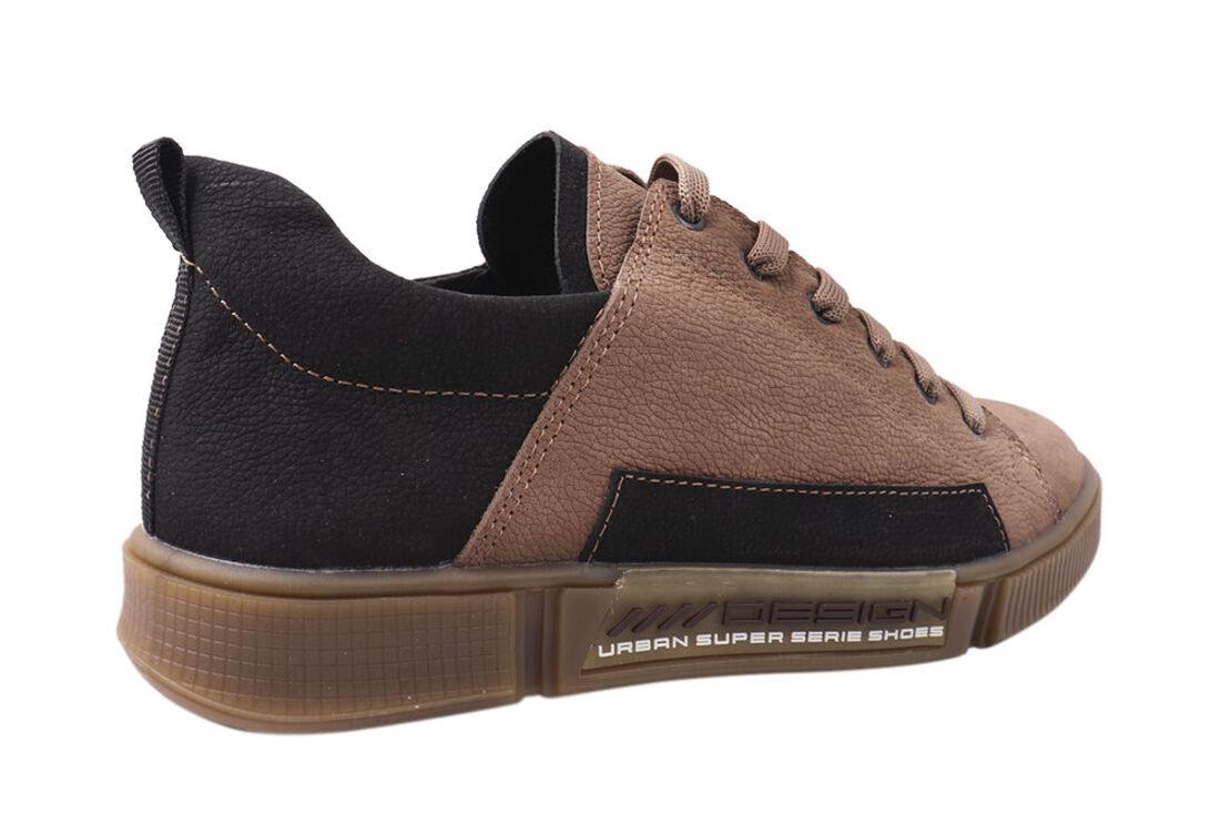 Кеды мужские Visazh из кожи-нубука на низком ходу на шнуровке р. 42 Капучино (208-21DTC) - фото 4 Кеды мужские Visazh из кожи-нубука на низком ходу на шнуровке р. 42 Капучино (208-21DTC) - фото 4