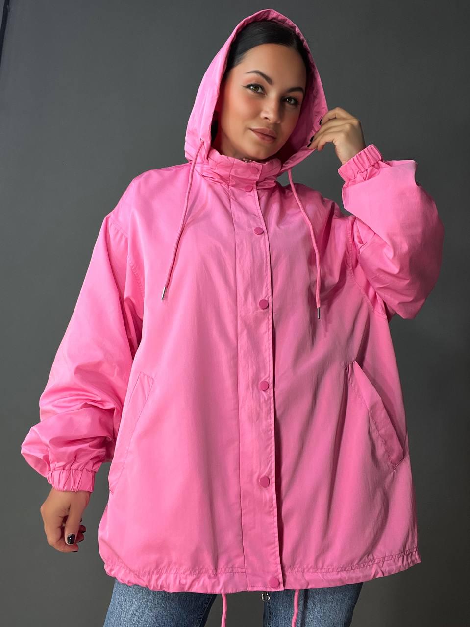 Куртка женская Lady Yep 9096-1 с капюшоном OS Розовый (26755947) - фото 10