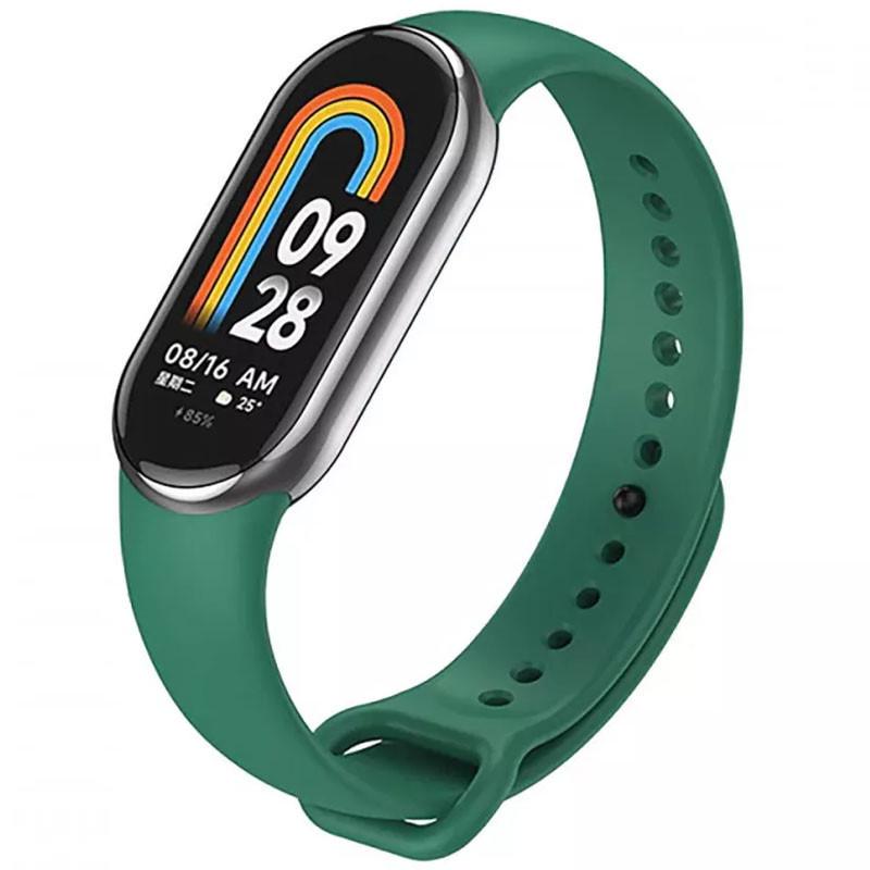 Ремінець силіконовий для Xiaomi Mi Band 8/9 Зелений/Forest Green (00000065484_11)