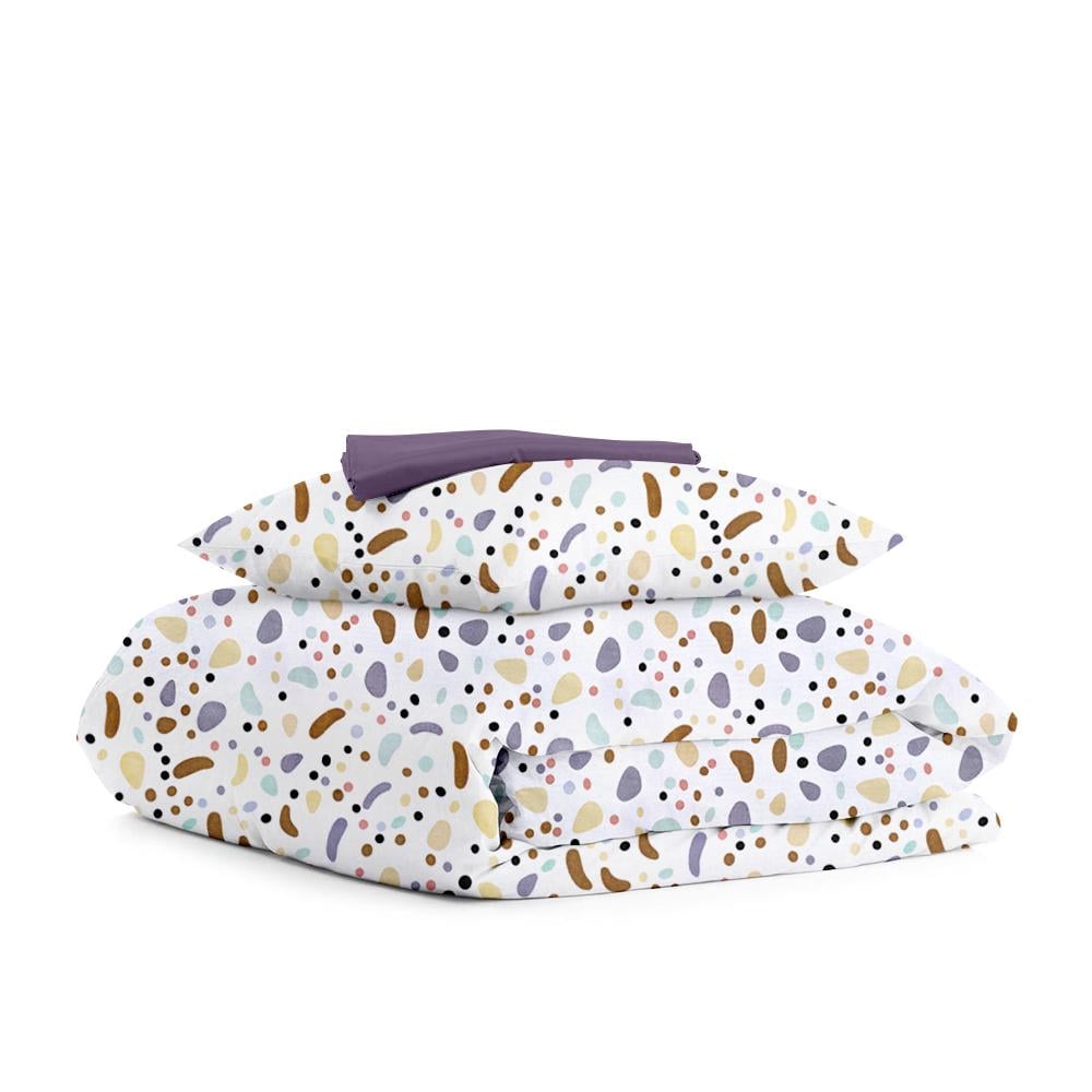 Постільна білизна підліткова Cosas Colorful Stones на резинці 160x220 см (4822052159729)
