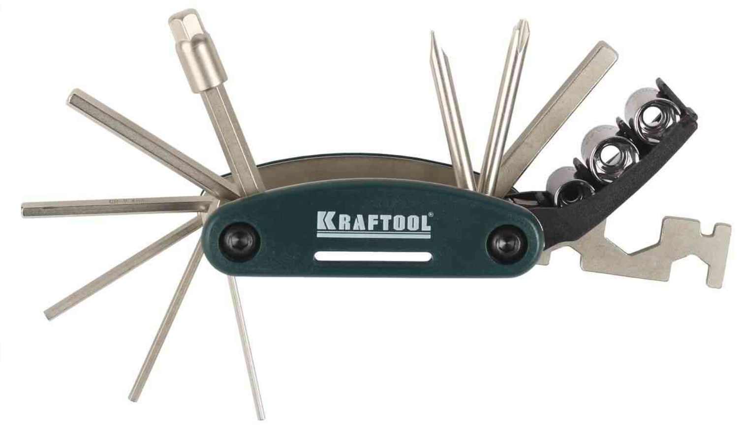Мультитул Kraftool для велосипеда 17в1 (26182-Н16)