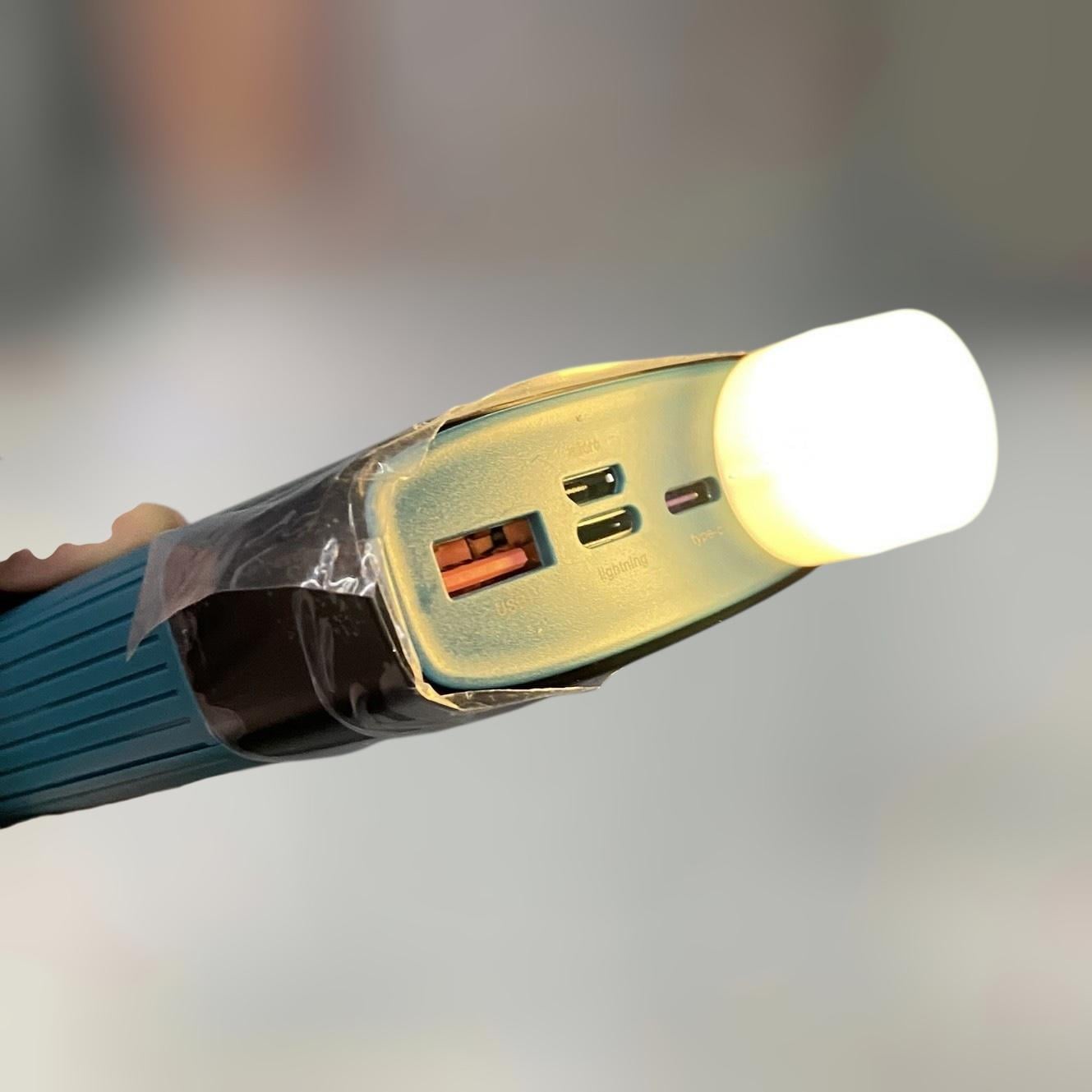 Лампа LED USB 1W для повербанка/ноутбука теплый свет 1W (242946)