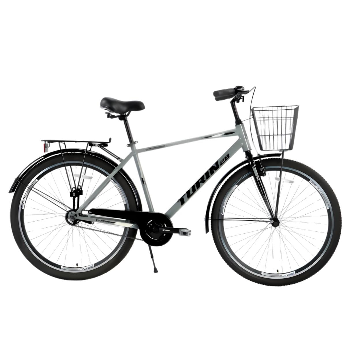 Велосипед Titan Turin 28" 18" Сіро-чорний (443) Велосипед Titan Turin 28" 18" Сіро-чорний (443)