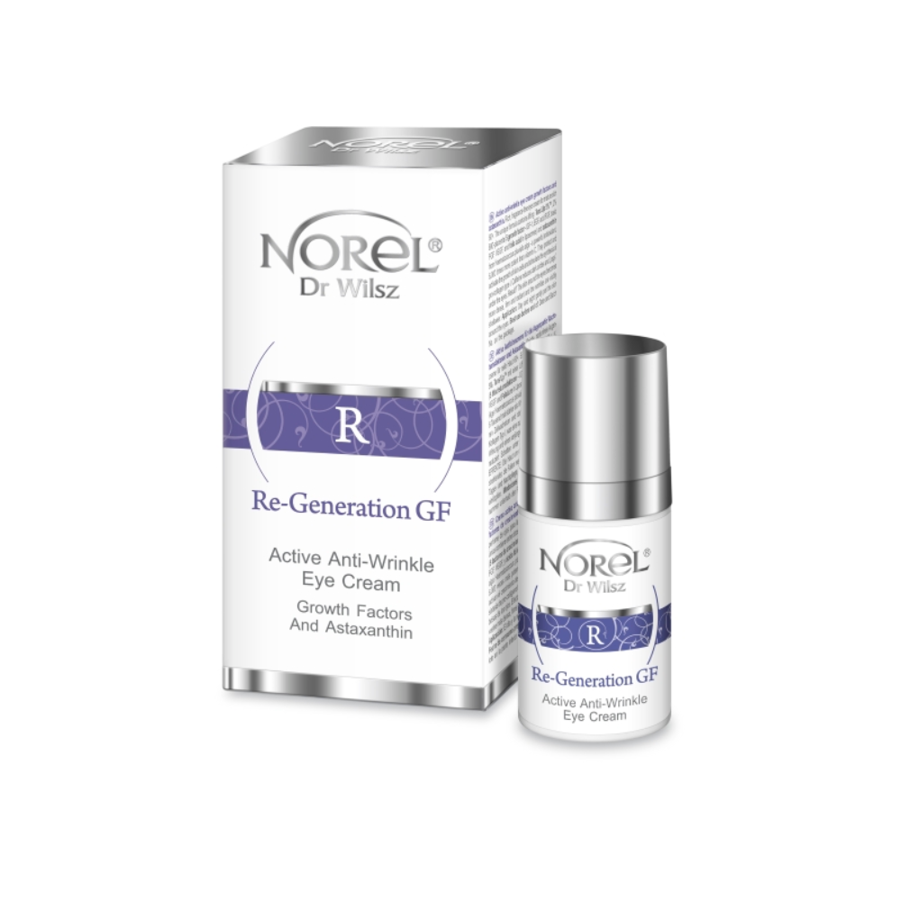 Крем проти зморшок під очима з факторами росту і астаксантином Norel Re-Generation GF Anti-Wrinkle Eya Cream 30 мл (0225)