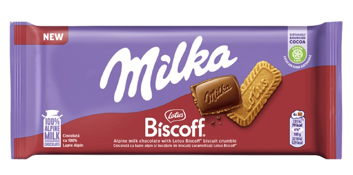 Шоколад Milka Lotus Biscoff 90 г (2764430329)