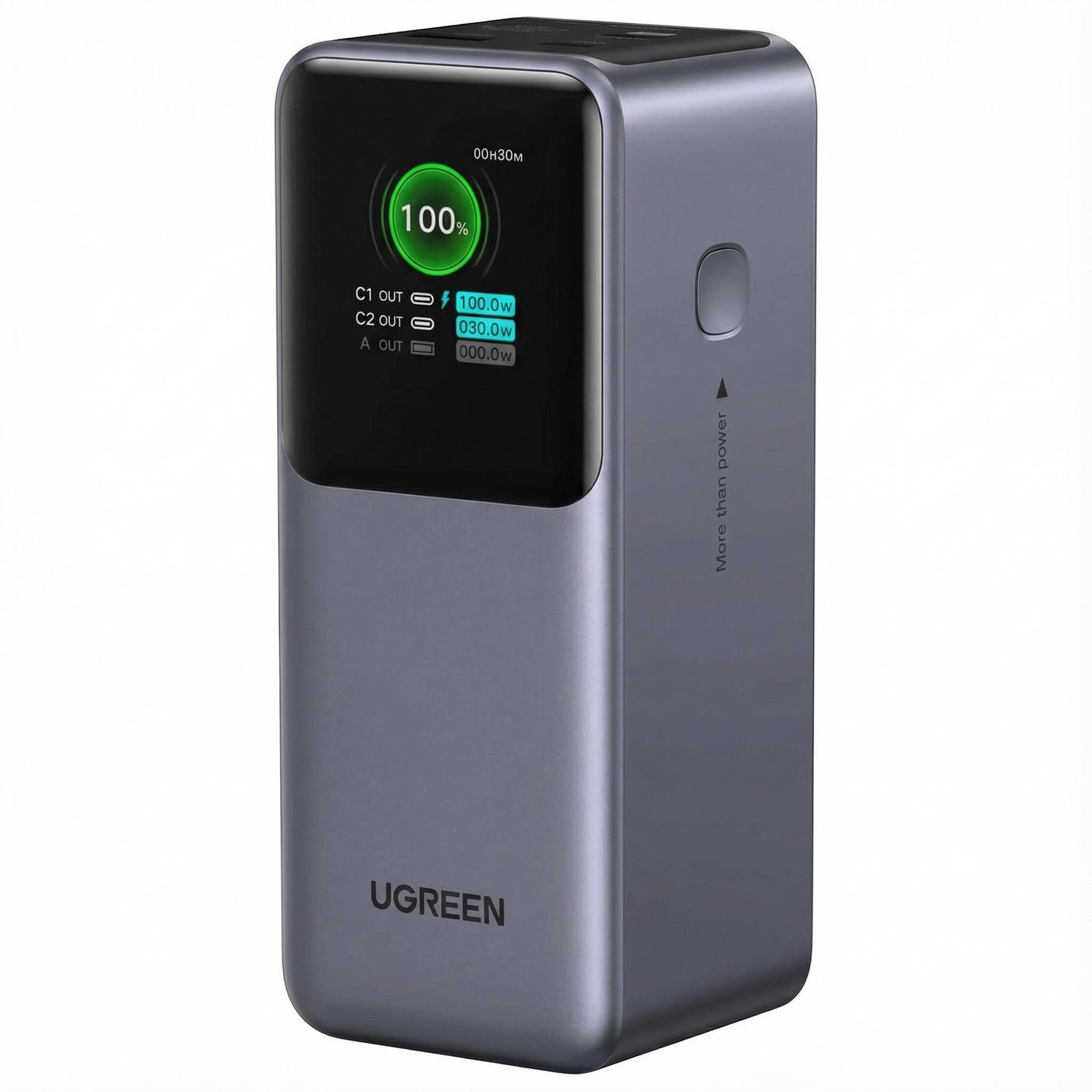 Повербанк для ноутбука UGREEN PB721 20000 mAh 130 Вт Темно-серый (35524)