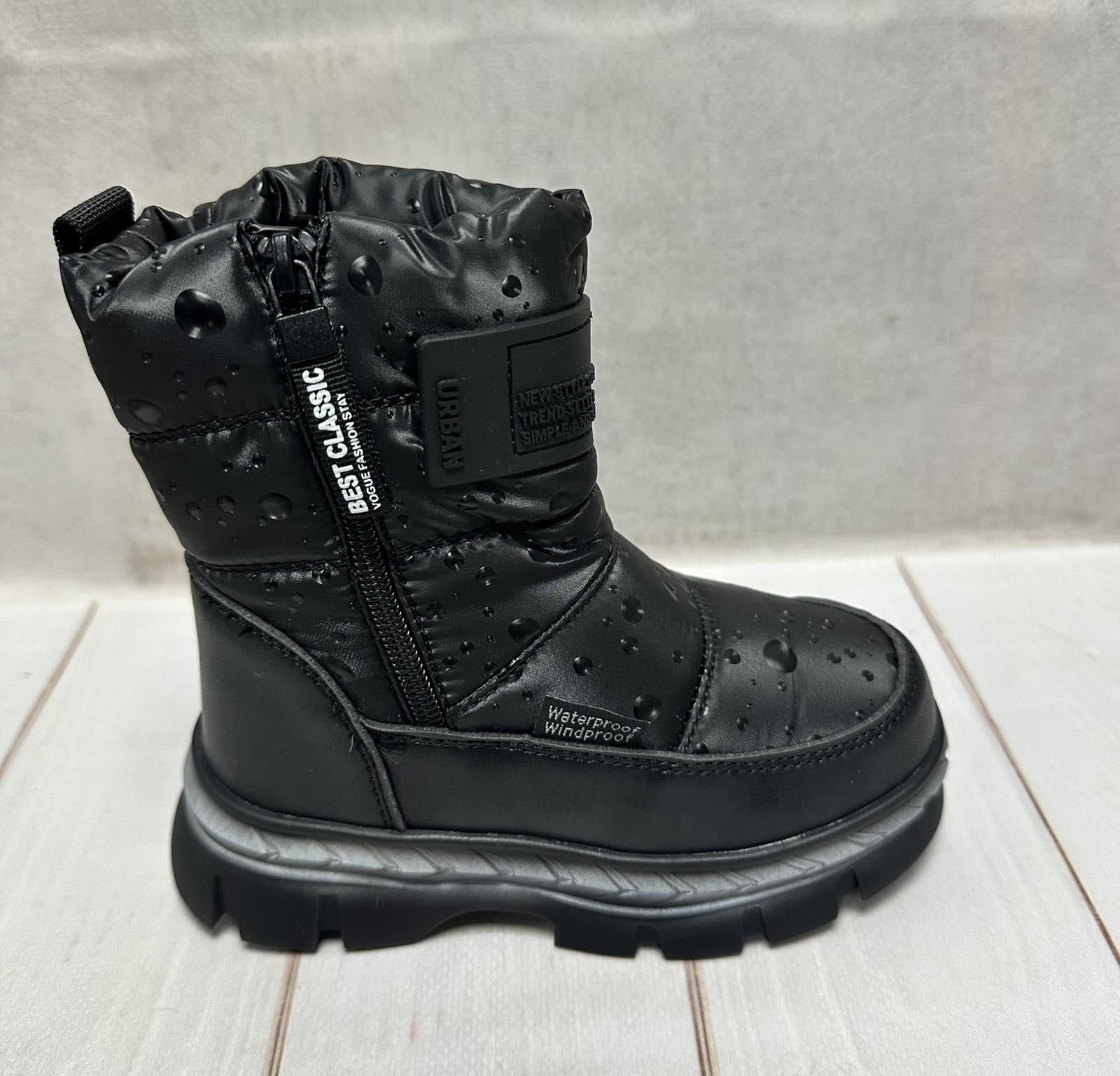 Дутики для дівчаток TOM.M зимові р. 29/18,8 см Чорний