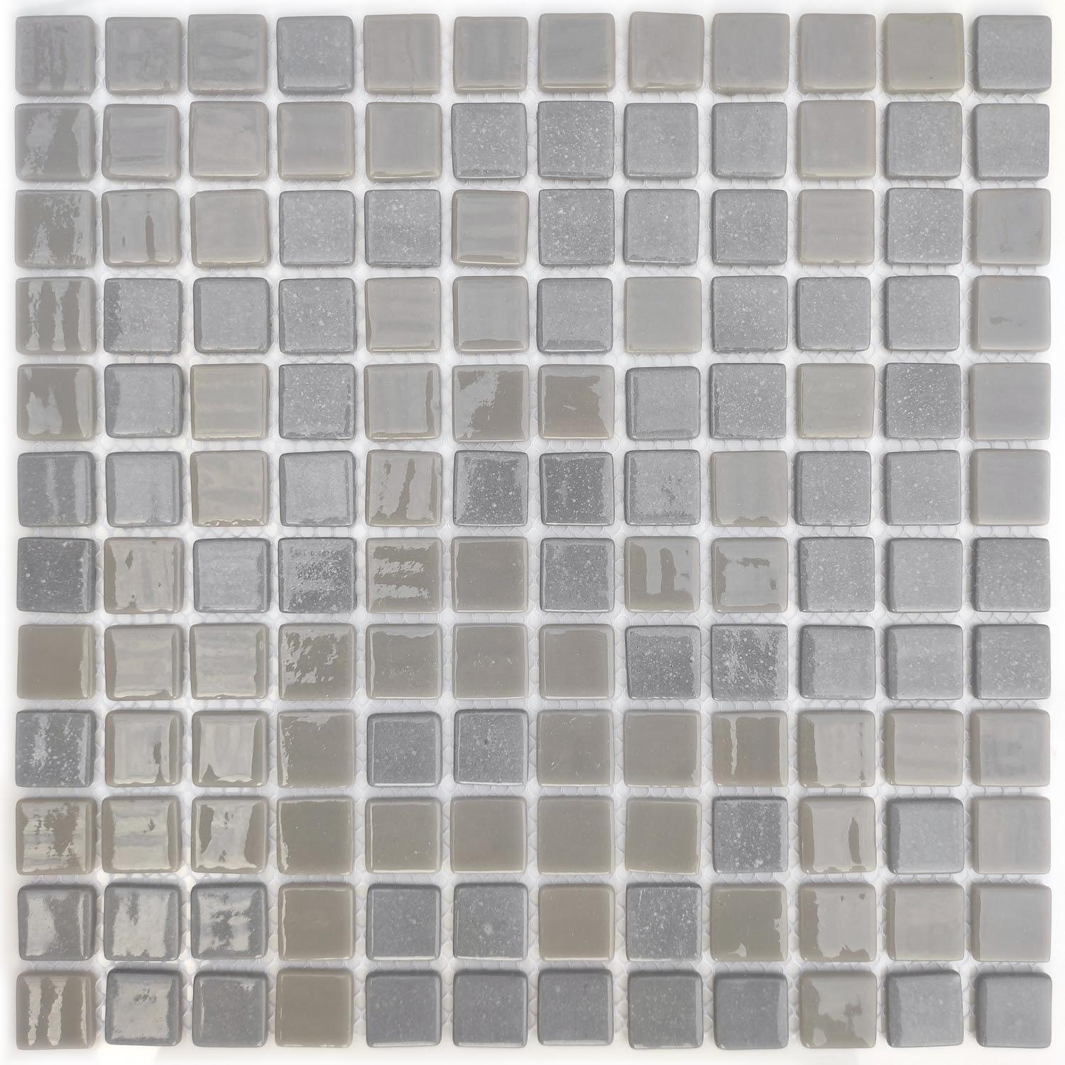 Мозаика стеклянная АкваМо Limited Edition 52 на сетке (004527)