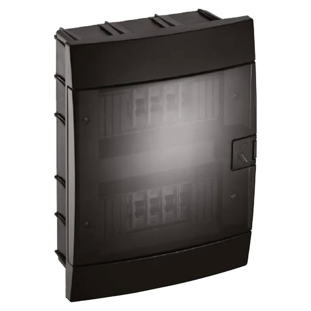 Щит распределительный HOROZ ELECTRIC 600-001-241 Teb 24/2x12 IP40 для врезного монтажа пластик Черный (26850592)