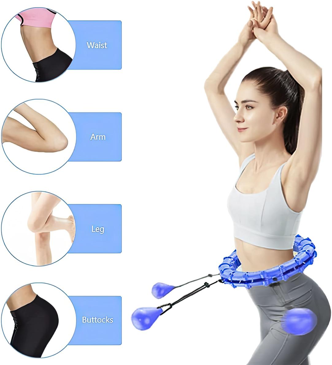 Хулахуп для схуднення Hoola Hoop Massager Синій (1010305-Blue) - фото 2