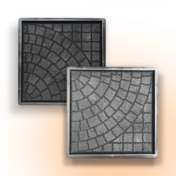 Форми для тротуарної плитки Верес-2007 Люк 400х400 мм 2 шт. (1020302-3297)