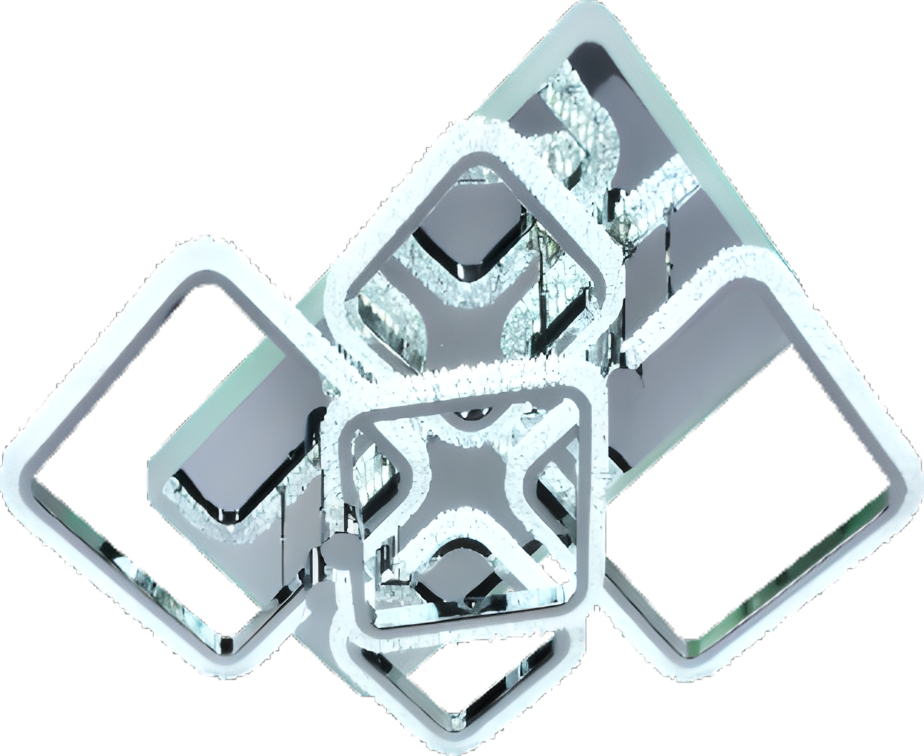 Люстра светодиодная Sirius LI8872/2 2 января CR RGB 144 W 15 W акриловая