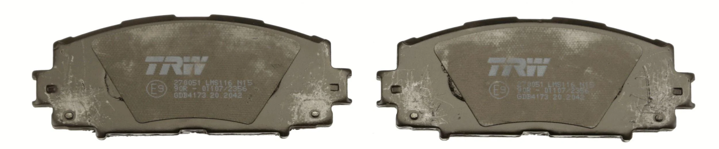 Комплект тормозных накладок для дисковых тормозов TRWGDB4173 (GDB4173)
