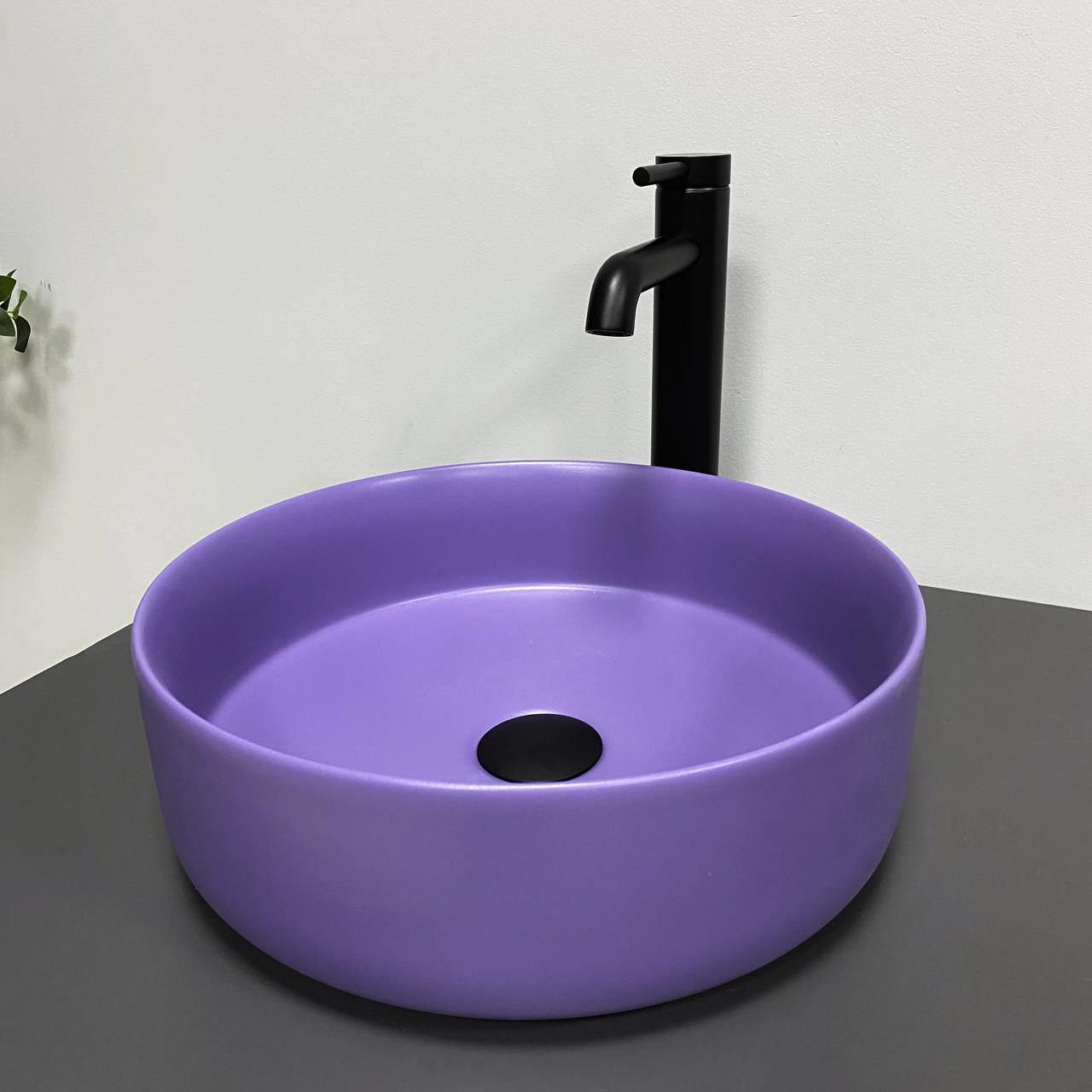Умивальник VBI PRATO LAVENDER matt накладний (VBI-011412)