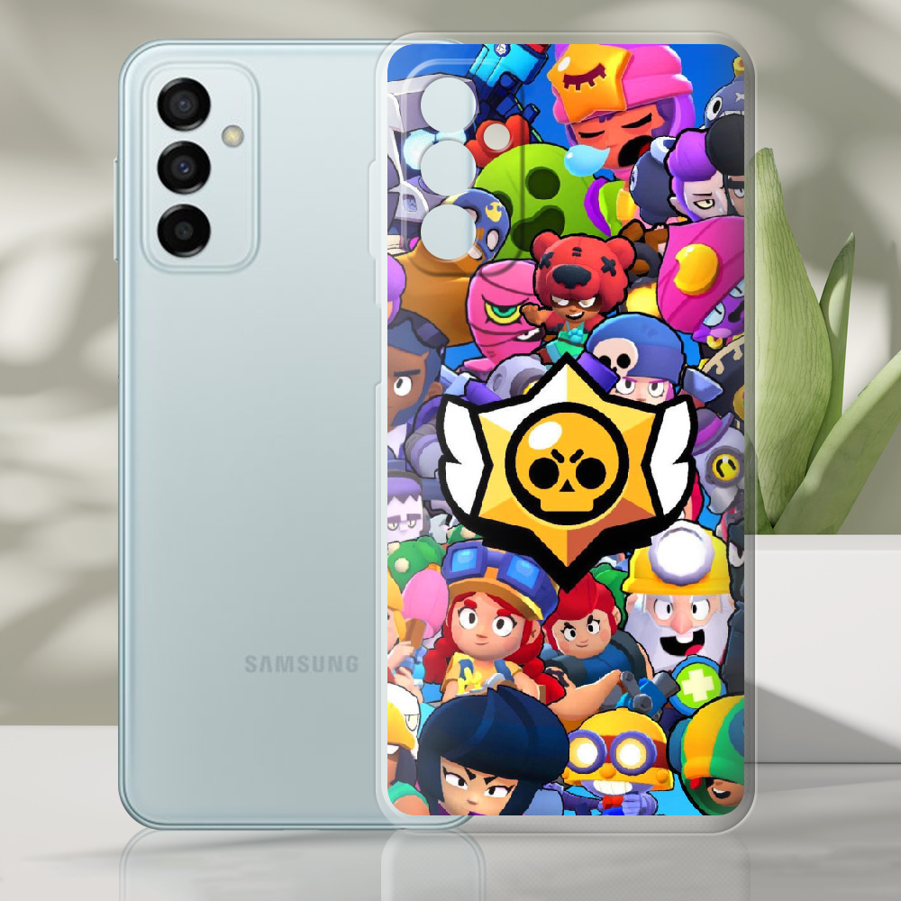 Чохол BoxFace Samsung Galaxy M23 5G (M236) Brawl Stars Прозорий силікон (44471-up2389-44471) - фото 2