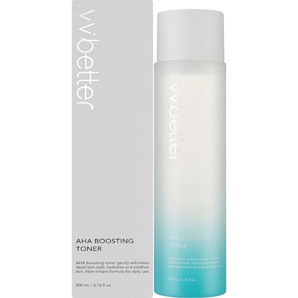 Тонер відлущуючий VVbetter AHA Boosting Toner з АНА-кислотами 200 мл (2283999683)