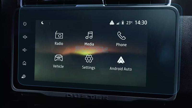 Захисне скло Pixsel гібридне матове на монітор Renault DUSTER 11,2“ 2021