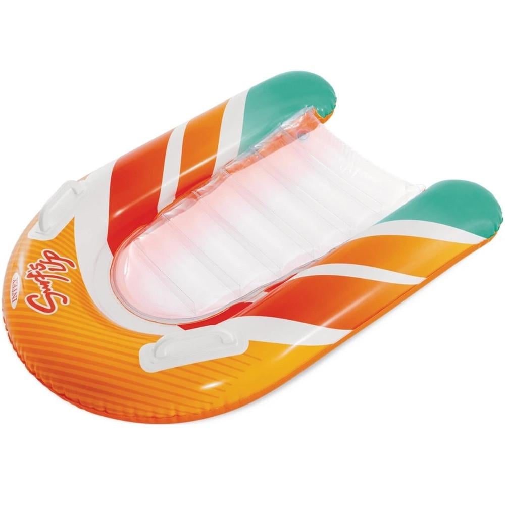 Надувной плот детский Intex Surf's Up с ручками от 6 лет до 40 кг 84х79 см (32927342)