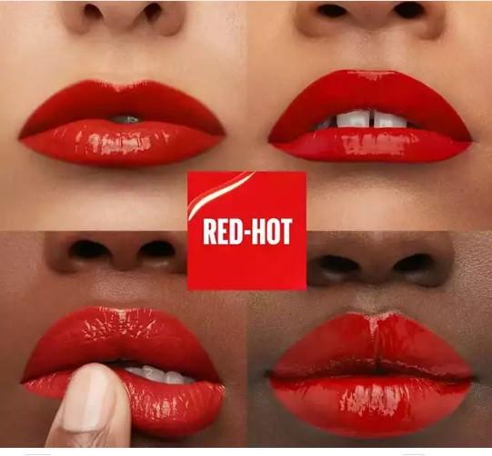 Помада губная с глянцевым финишем Maybelline New York SuperStay Vinyl Ink 25 Red Hot 4,2 мл (2622867136) - фото 2 Помада губная с глянцевым финишем Maybelline New York SuperStay Vinyl Ink 25 Red Hot 4,2 мл (2622867136) - фото 2