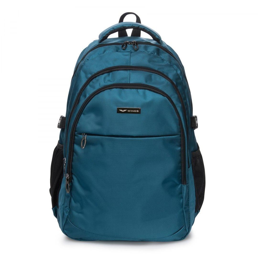 Рюкзак Wings BP124-97 городской с отделением под ноутбук 47x30x18 см Изумрудный