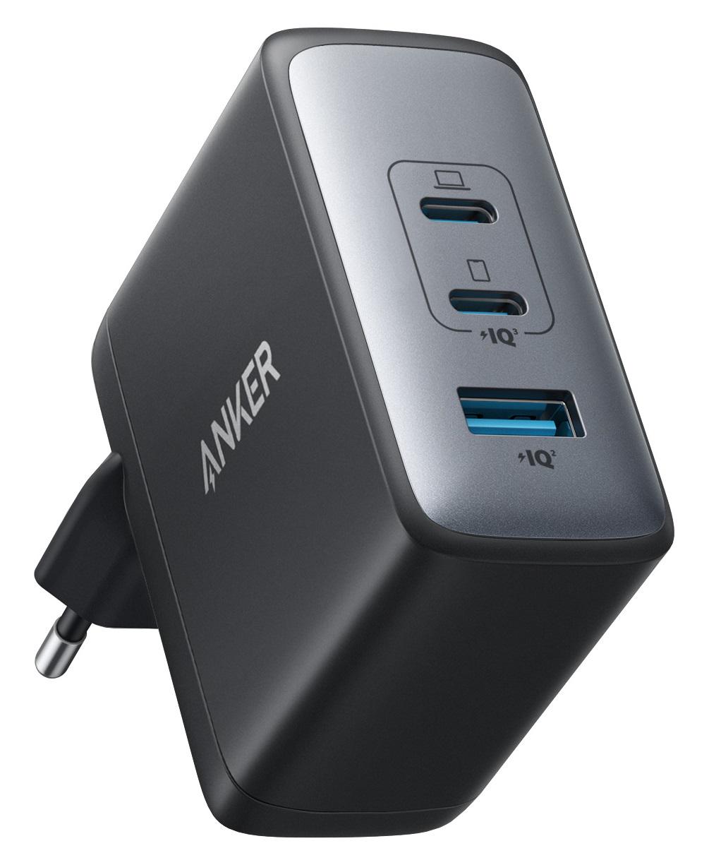 Сетевое зарядное устройство Anker PowerPort 736 Nano II 100W 2xUSB-C PD & 1xPIQ GaN Черный (UG-A2145G11)