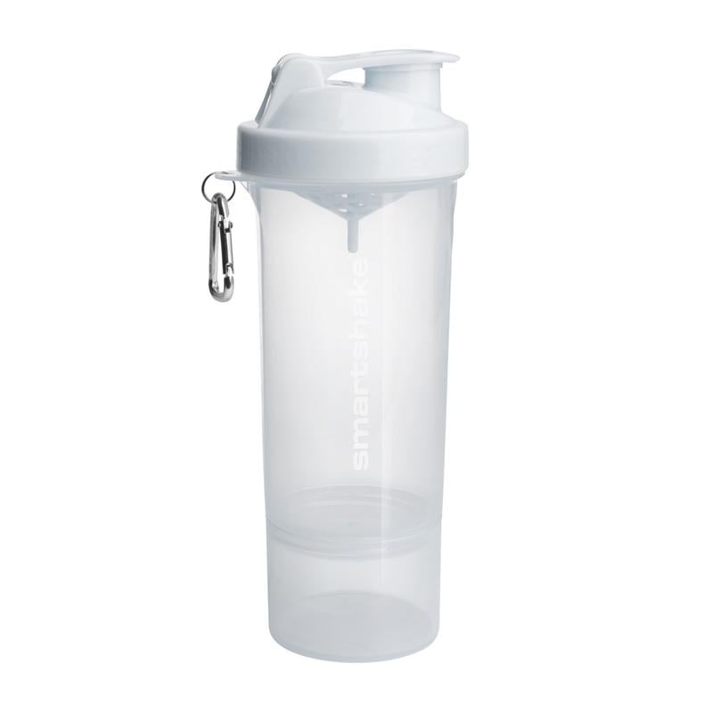 Шейкер узкий SmartShake Slim 500 мл Белый
