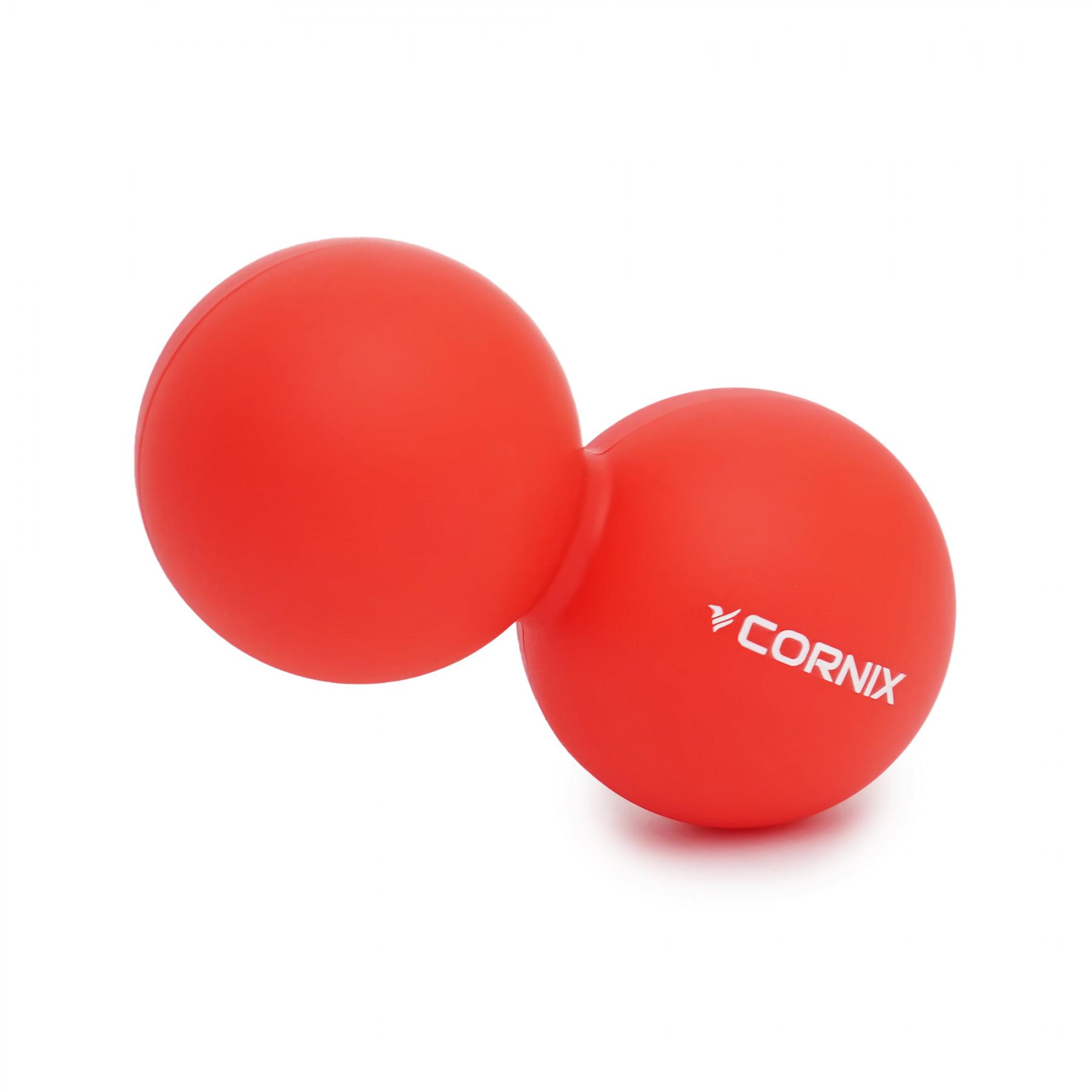 Массажный мяч двойной Cornix Lacrosse DuoBall XR-0112 Red (39258) - фото 2